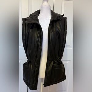Steve Madden Faux Leather Vest